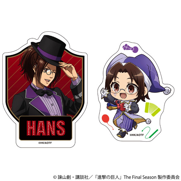 進撃の巨人 ステッカーセット ハンジ[ムービック]《０５月予約》