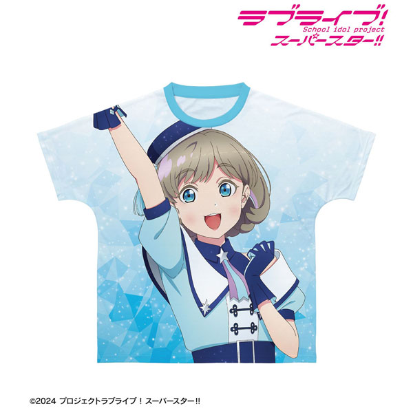 ラブライブ！スーパースター！！ 描き下ろし 唐可可 スーパースター！！ フルグラフィックTシャツ ユニセックス XL[アルマビアンカ]《０７月予約》