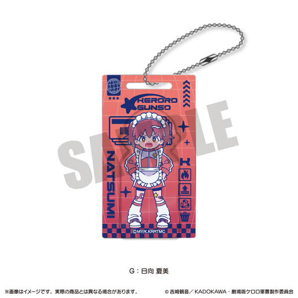 アニメ『ケロロ軍曹』 にゅ～とろ アクリルブロックキーホルダー G 日向夏美[MENEGI]《０５月予約》