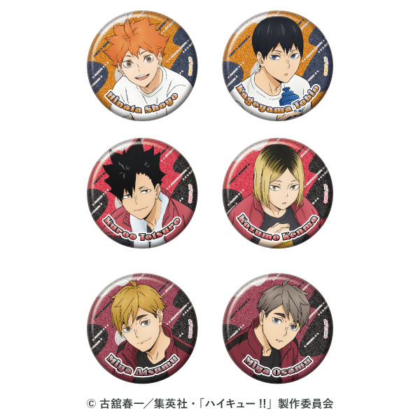 アニメ「ハイキュー！！」 ラメキラカンバッジコレクション4　6個入りBOX[エンスカイ]《０６月予約》