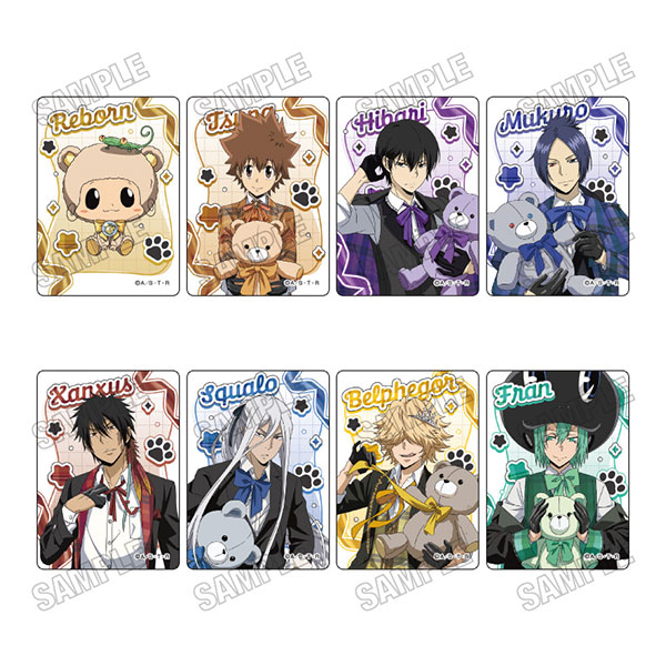 家庭教師ヒットマンREBORN！ 描き下ろしクリアカードコレクション[テディベアver.] 8個入りBOX