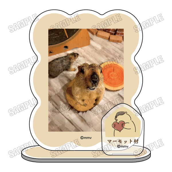 マーモットカフェ「マーモット村」 ミニアクリルジオラマ[A][メディコス・エンタテインメント]《０７月予約》