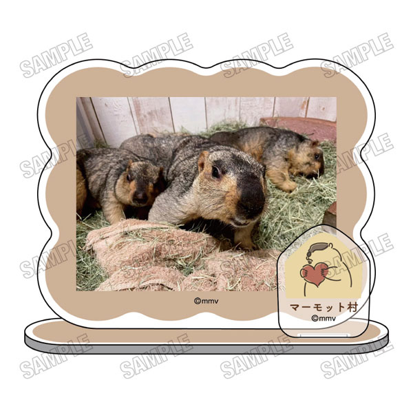 マーモットカフェ「マーモット村」 ミニアクリルジオラマ[B][メディコス・エンタテインメント]《０７月予約》