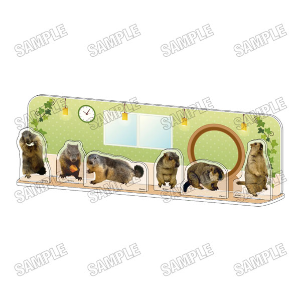 マーモットカフェ「マーモット村」 アクリルジオラマ[メディコス・エンタテインメント]《０７月予約》