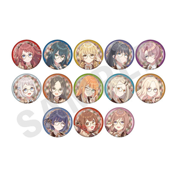 「学園アイドルマスター」 トレーディング缶バッジ めがね×ラテコーデver. 13個入りBOX