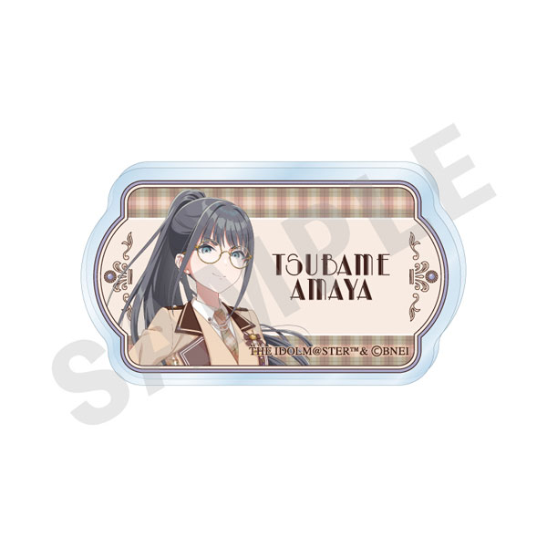 「学園アイドルマスター」 ネームバッジ めがね×ラテコーデver. (雨夜燕)[coly]《０６月予約》