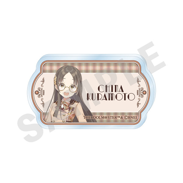 「学園アイドルマスター」 ネームバッジ めがね×ラテコーデver. (倉本千奈)[coly]《０６月予約》