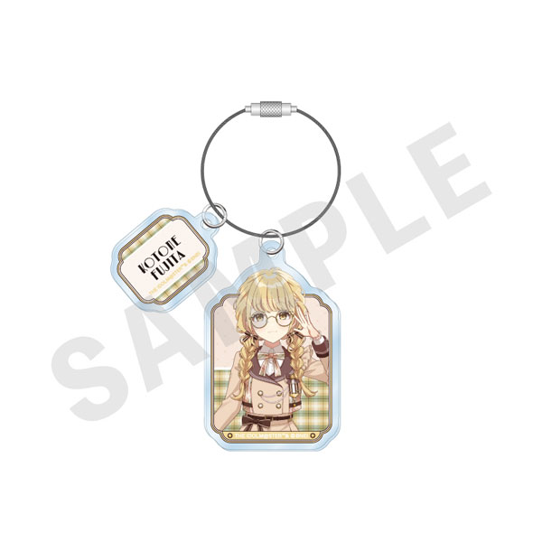 「学園アイドルマスター」 ワイヤーアクリルキーホルダー めがね×ラテコーデver. (藤田ことね)[coly]《０６月予約》