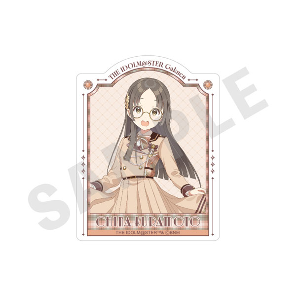 「学園アイドルマスター」 ステッカー めがね×ラテコーデver. (倉本千奈)[coly]《０６月予約》