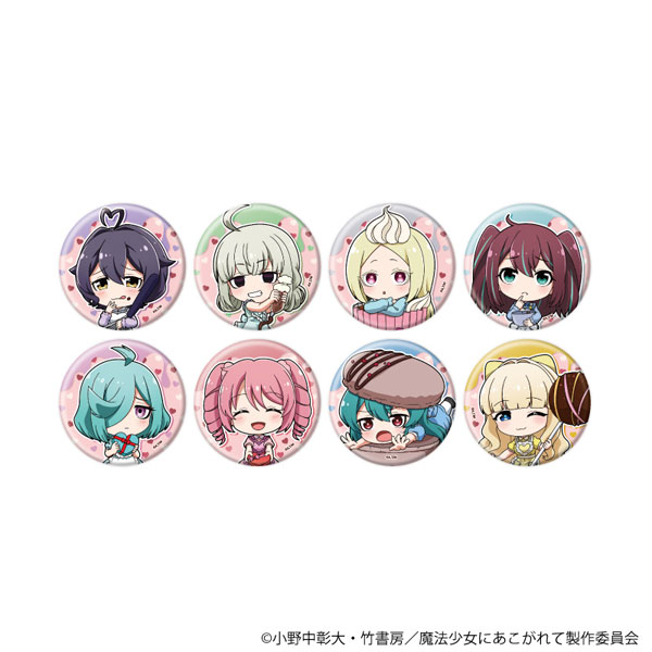 缶バッジ「魔法少女にあこがれて」18/ミニキャライラスト 8個入りBOX[A3]《０５月予約》