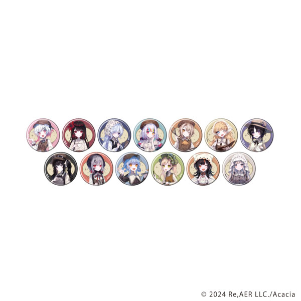 缶バッジ「魔法少女ノ魔女裁判」01/カフェ店員ver.(描き下ろしイラスト