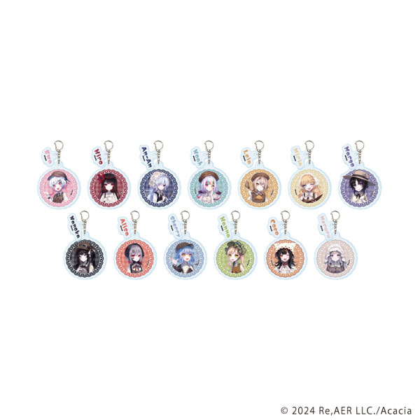 パーツ付きアクリルキーホルダー「魔法少女ノ魔女裁判」01/カフェ店員ver.(描き下ろしイラスト) 13個入りBOX[A3]《０６月予約》