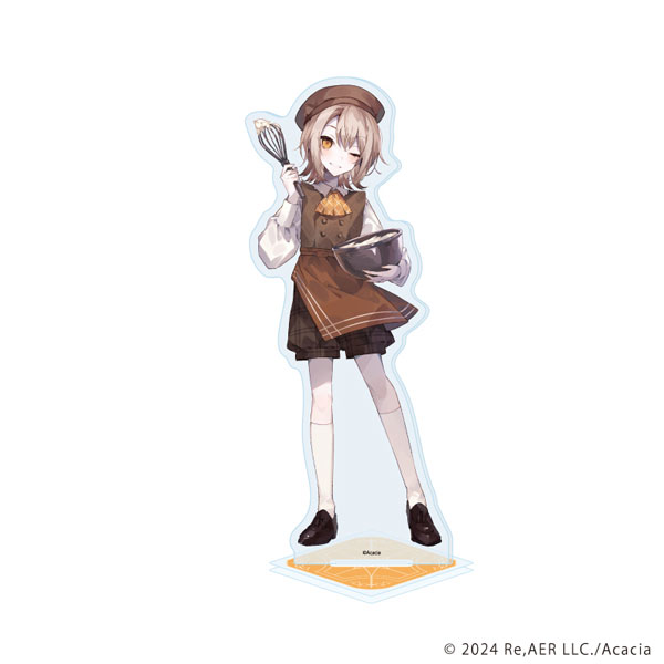 アクリルスタンド「魔法少女ノ魔女裁判」05/蓮見レイア カフェ店員ver.(描き下ろしイラスト)[A3]《０６月予約》