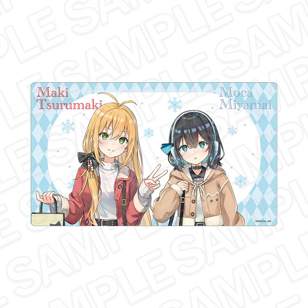 弦巻マキ＆宮舞モカ ラバーデスクマット 冬服 ver.[コンテンツシード]《０６月予約》
