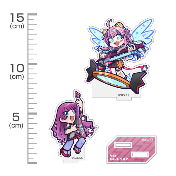 遊☆戯☆王SEVENS ロミン＆CAN：D LIVE アクリルスタンド[コスパ]《０６月予約》