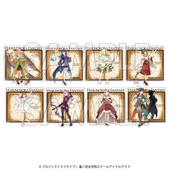 ラブライブ！蓮ノ空女学院スクールアイドルクラブ×石川県コラボ第四弾 TRステッカー 8個入りセット