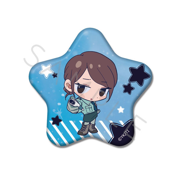 ミルキーサブウェイ ミルサブ リョーコ 缶バッジ アニメ『銀河特急 ミルキー☆サブウェイ』 星型缶バッジ(ちぽっけ) TG