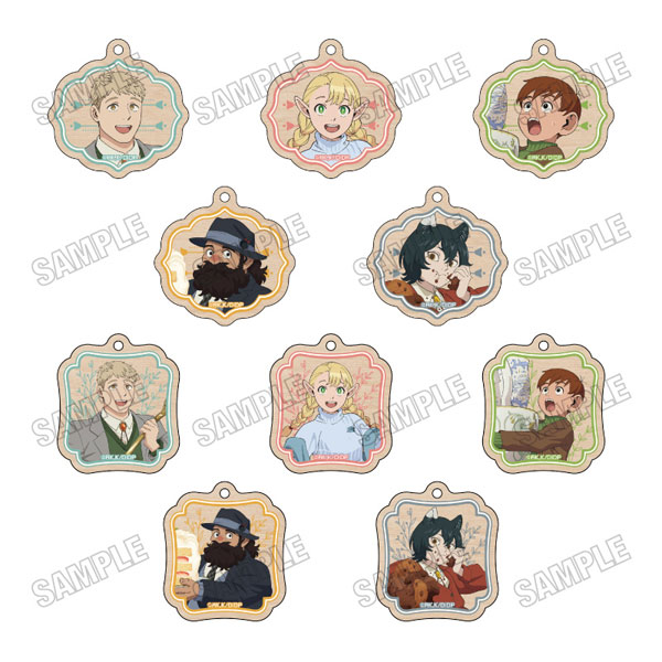 TVアニメ「ダンジョン飯」 描き下ろしウッドキーホルダーコレクション 10個入りBOX