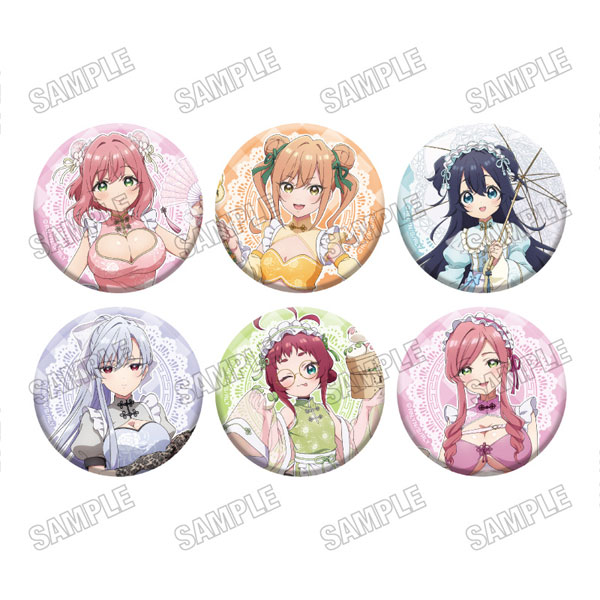 TVアニメ『君のことが大大大大大好きな100人の彼女』 描き下ろし缶バッジコレクション 6個入りBOX