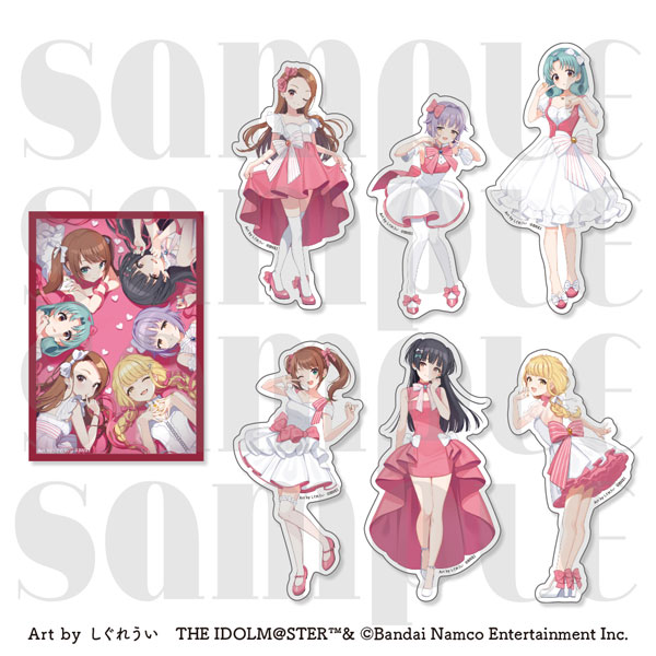 『アイドルマスター』シリーズ×しぐれうい ダイカットステッカーセット[イーディス]《０６月予約》