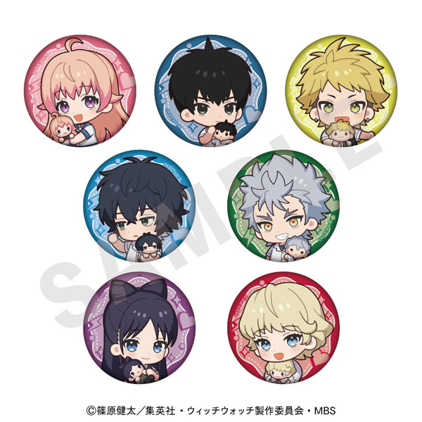 TVアニメ『ウィッチウォッチ』 だっこシリーズ トレーディング缶バッジ 7個入りセット