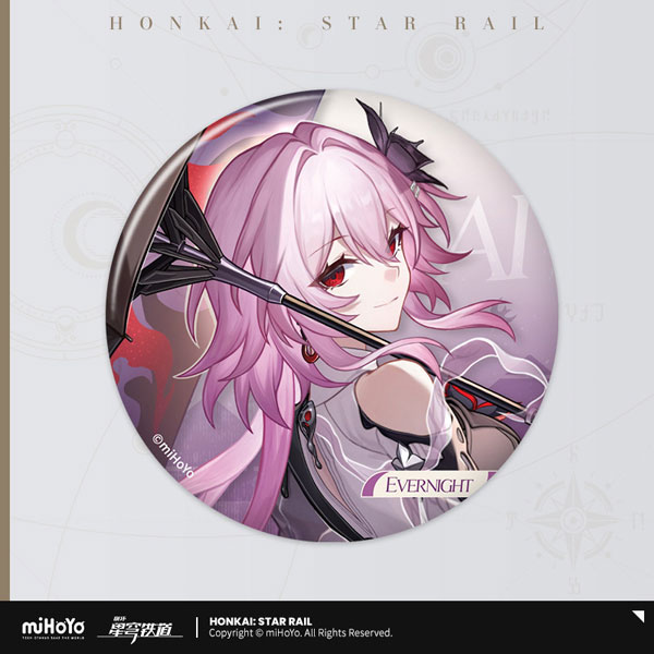 崩壊：スターレイル 星間旅行シリーズ 缶バッジ(第二弾) 長夜月[miHoYo