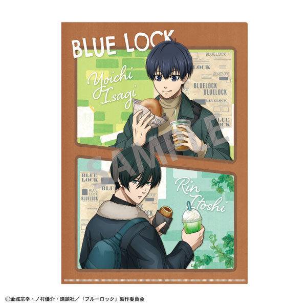 ブルーロック A4シングルクリアファイル 潔世一＆糸師凛 焼きたてパンとテイクアウトドリンク[カミオジャパン]《０６月予約》