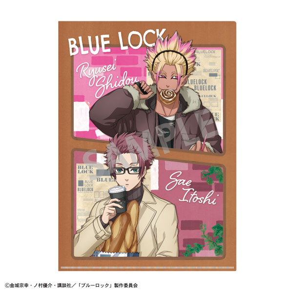 ブルーロック A4シングルクリアファイル 糸師冴＆士道龍聖 焼きたてパンとテイクアウトドリンク[カミオジャパン]《０６月予約》