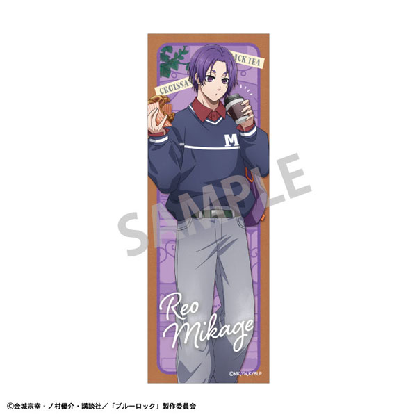 ブルーロック ロングスクエア缶バッジ 御影玲王 焼きたてパンとテイクアウトドリンク[カミオジャパン]《０６月予約》