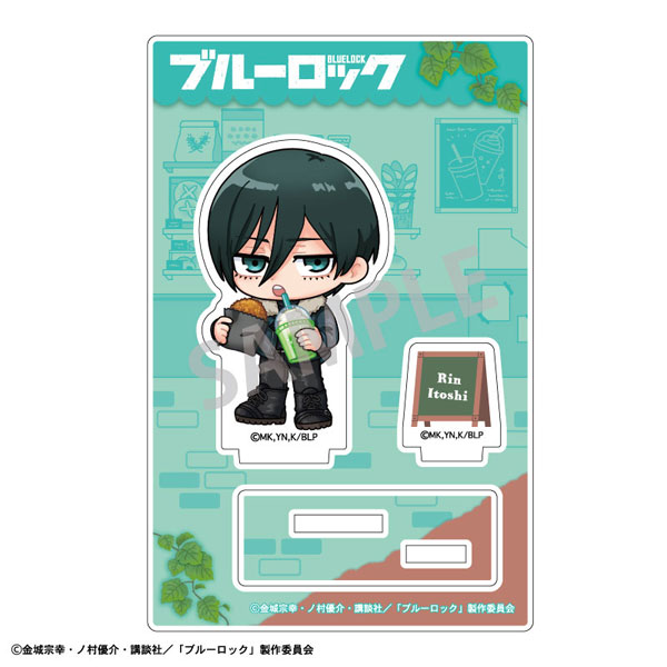 ブルーロック ミニアクリルスタンド 糸師凛 焼きたてパンとテイクアウトドリンク 描き起こし[カミオジャパン]《０６月予約》