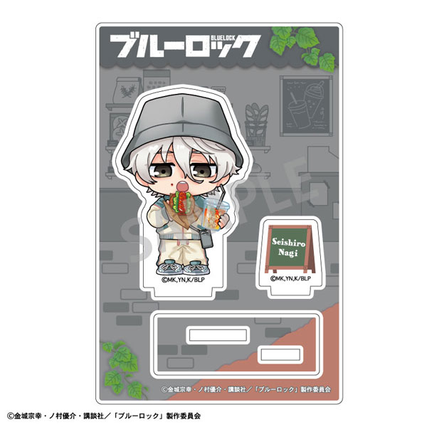 ブルーロック ミニアクリルスタンド 凪誠士郎 焼きたてパンとテイクアウトドリンク 描き起こし[カミオジャパン]《０６月予約》