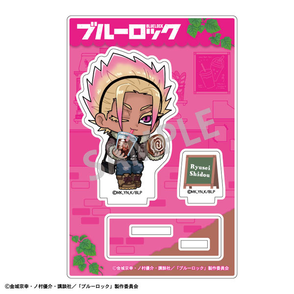 ブルーロック ミニアクリルスタンド 士道龍聖 焼きたてパンとテイクアウトドリンク 描き起こし[カミオジャパン]《０６月予約》