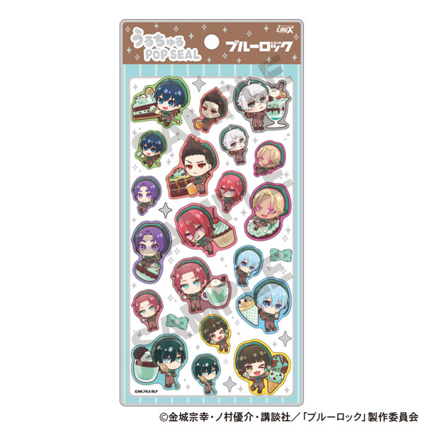 ブルーロック うるちゅるPOP SEAL きゃらペコ チョコミント[クラックス]《０７月予約》