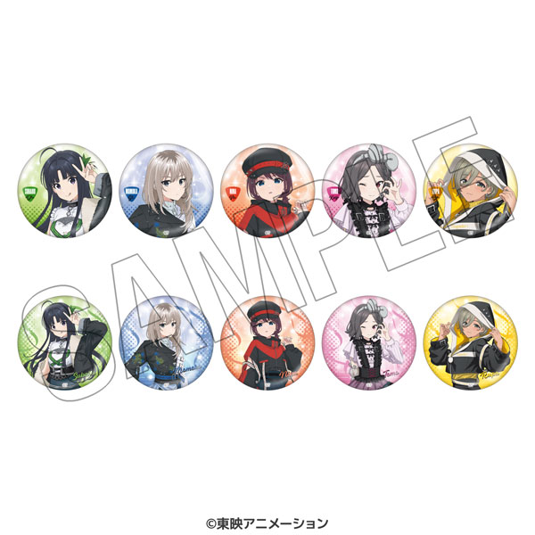ガールズバンドクライ 描き下ろしトレーディング缶バッジ 〈ステージ衣装風〉 10個入りセット