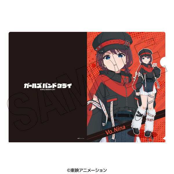 ガールズバンドクライ 描き下ろしA4クリアファイル 〈ステージ衣装風〉 (井芹仁菜)[TOKYOGETS]《０５月予約》