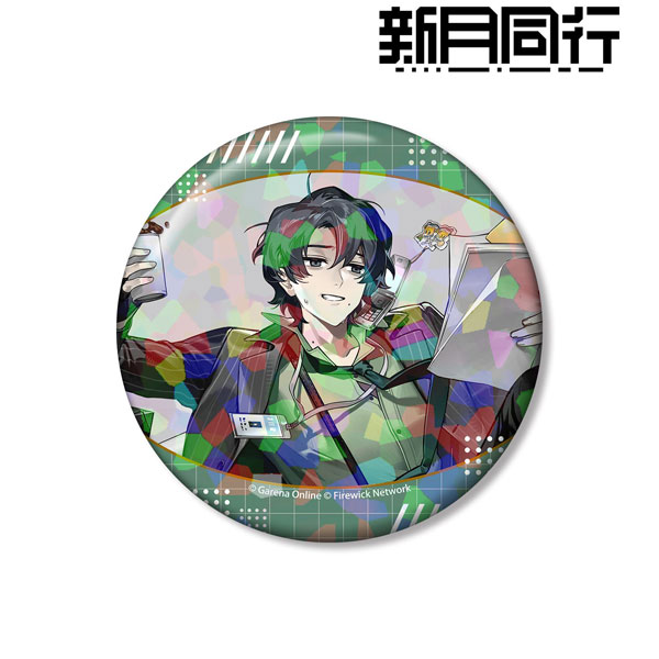 新月同行 家泉 75mmホログラム缶バッジ[アルマビアンカ]《０６月予約》