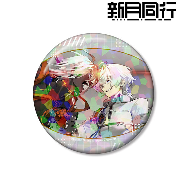 新月同行 浄天 75mmホログラム缶バッジ[アルマビアンカ]《０６月予約》