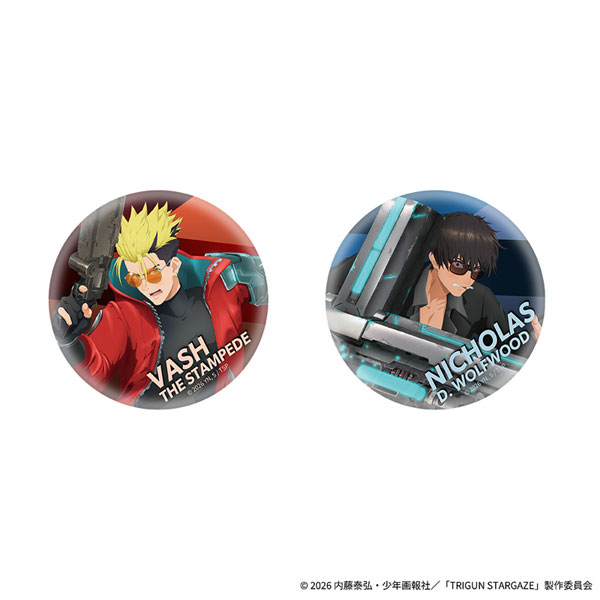 TRIGUN STARGAZE メタリック缶バッジセット[東宝]《07月予約》