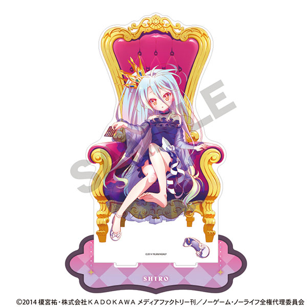 ノーゲーム・ノーライフ メガアクリルスタンド 白 玉座[クラックス]《０６月予約》