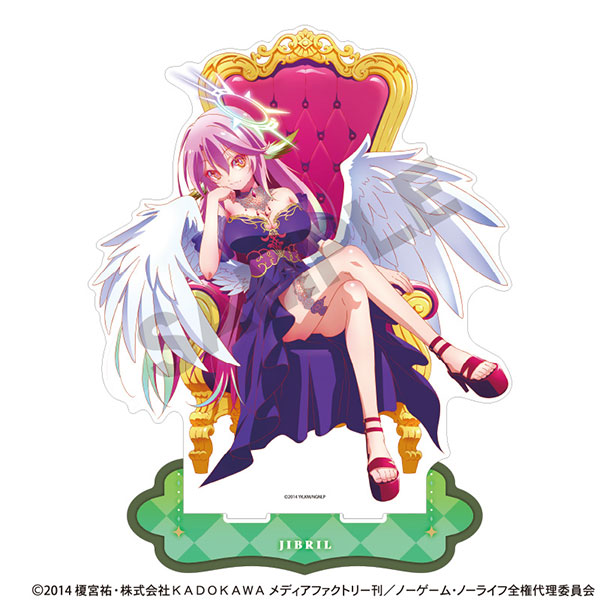 ノーゲーム・ノーライフ メガアクリルスタンド ジブリール 玉座[クラックス]《０６月予約》