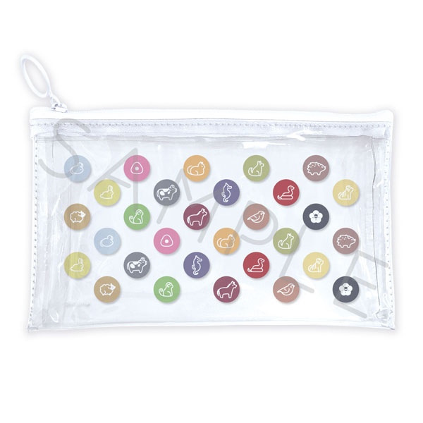 TVアニメ『フルーツバスケット』 フラットクリアポーチ A(総柄)[シンクイノベーション]《０６月予約》