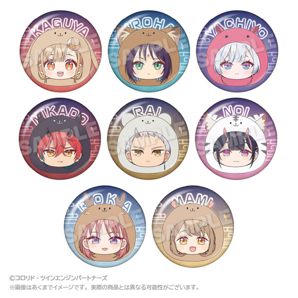 超かぐや姫！ まるめいつトレーディング缶バッジ 8個入りBOX