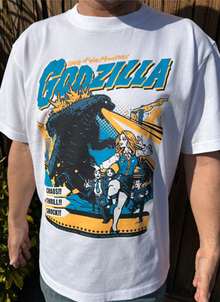 東宝怪獣Tシャツコレクション ゴジラー1.0Ver2 白 XL[地球防衛軍秘密基地本部]《在庫切れ》