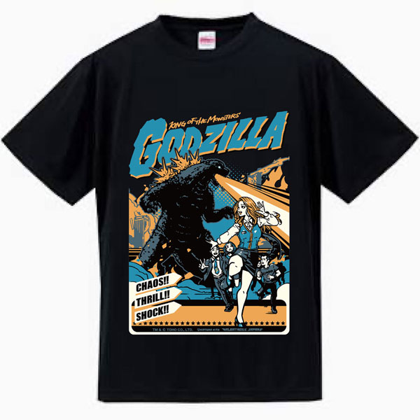 東宝怪獣Tシャツコレクション ゴジラー1.0Ver2 黒 XL[地球防衛軍秘密基地本部]《在庫切れ》