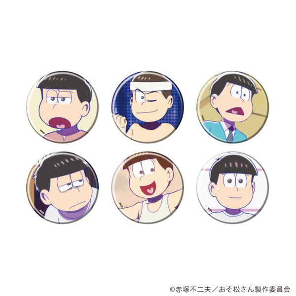 缶バッジ「おそ松さん」03/場面写イラスト 6個入りBOX[A3]《06月予約》