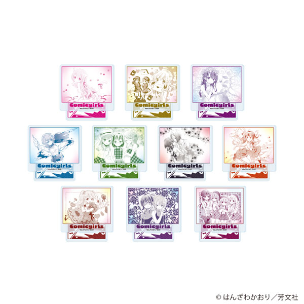 アクリルぷちスタンド「こみっくがーるず」01/公式イラスト 10個入りBOX[A3]《０６月予約》