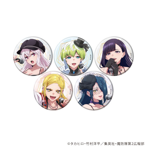 缶バッジ「TVアニメ『魔都精兵のスレイブ2』」04/描き下ろしイラスト 5個入りBOX[A3]《０６月予約》