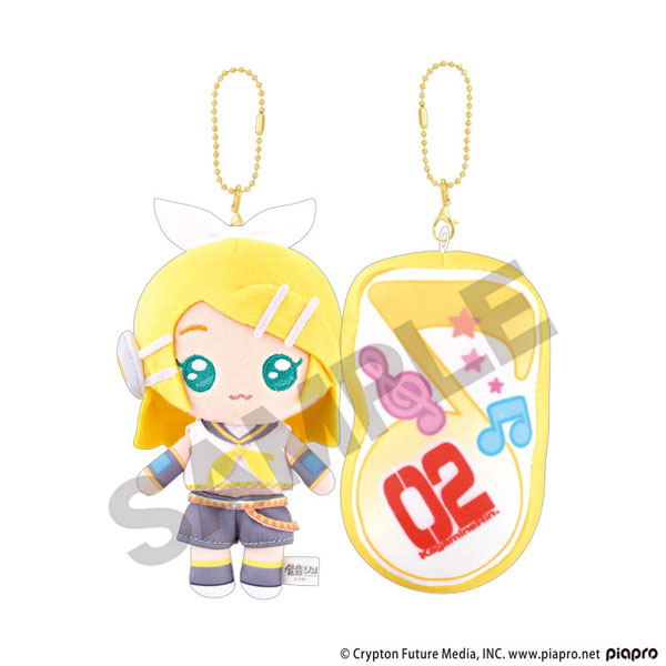 初音ミク ニコぬいキーホルダー 鏡音リン