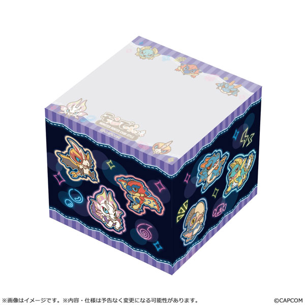 モンスターハンター モンでふぉ ブロックメモ ネオンテーマ[カプコン]《１０月予約》
