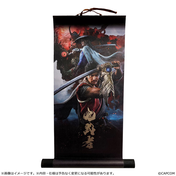 【非売品】LOV3 SP プリマグラフィ 水滸封神演武 鬼武者 Way of the Sword ミニ掛け軸 メインアート[カプコン]《10月